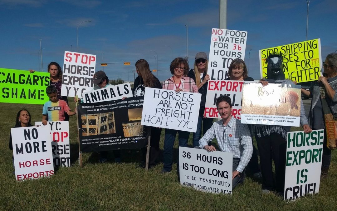 Federal Candidate Joins Demonstration