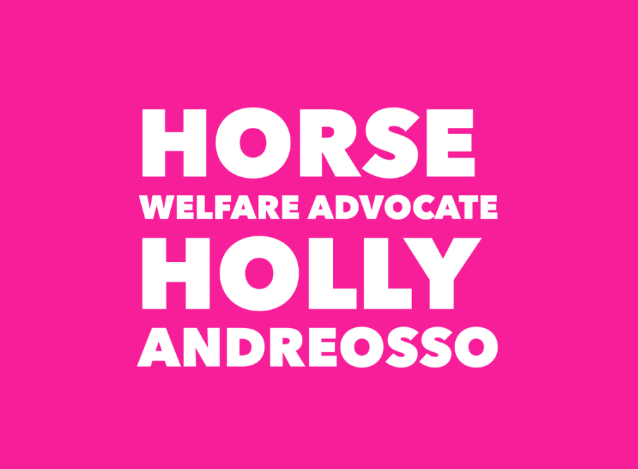 Horse Welfare Advocate Holly Andreosso