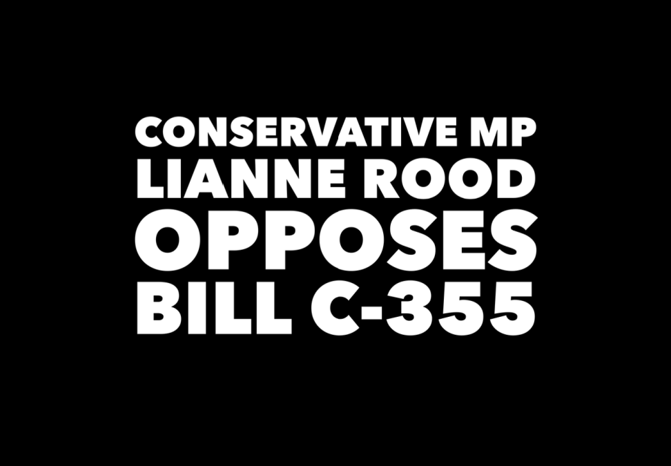 VIDEO: LIANNE ROOD BILL C-355