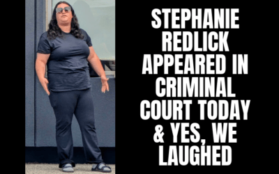 REDLICK IN CRIMINAL COURT – CURSING THIS TIME
